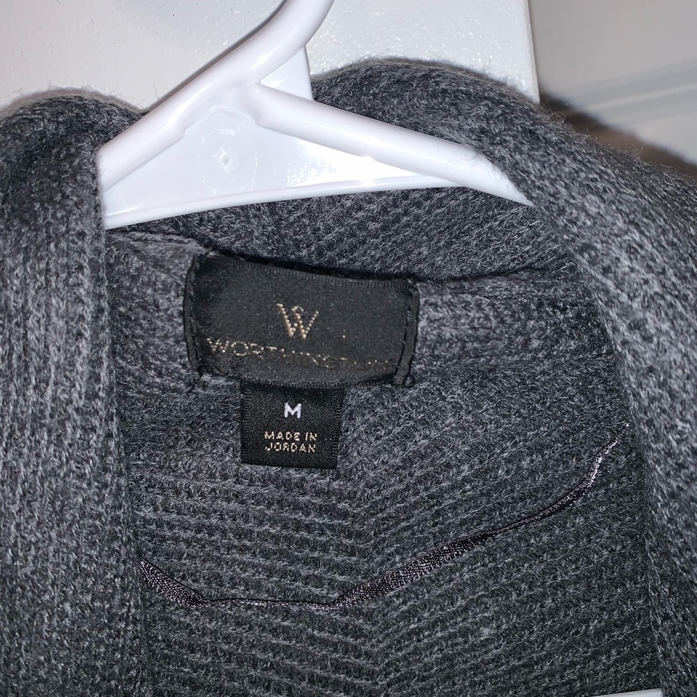 Cardigans (2) grey and tan, Worthington